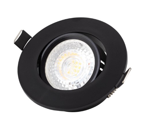 Встраиваемый светильник черный Denkirs GU5.3*1 10W DK3020-BK