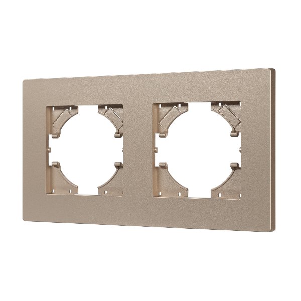 Рамка пластиковая FRM-PERIO-PL-2-GD (Arlight, -)