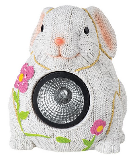 Светильник Фигура на Солн. Бат. LED   0,1Вт 6000К Разноцв. 15х12,5х12,3см  IP44 Knitrabbit WOLTA