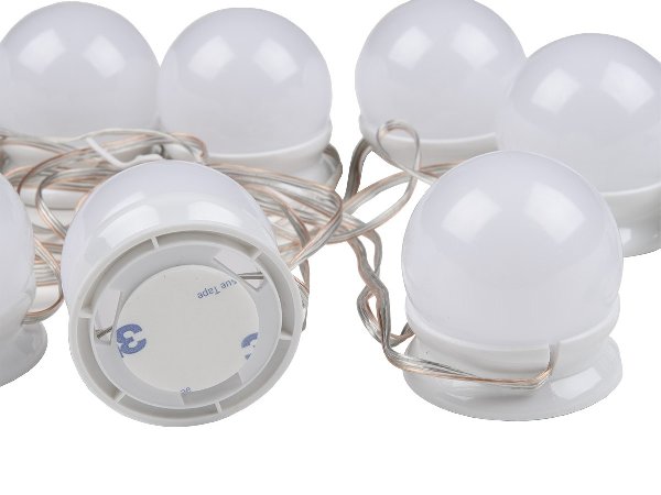 Светильник Для подсветки зеркал LED 10х 0,8Вт 3000-6000К Белый D45х51мм 500Лм Димм. Backstage Uniel