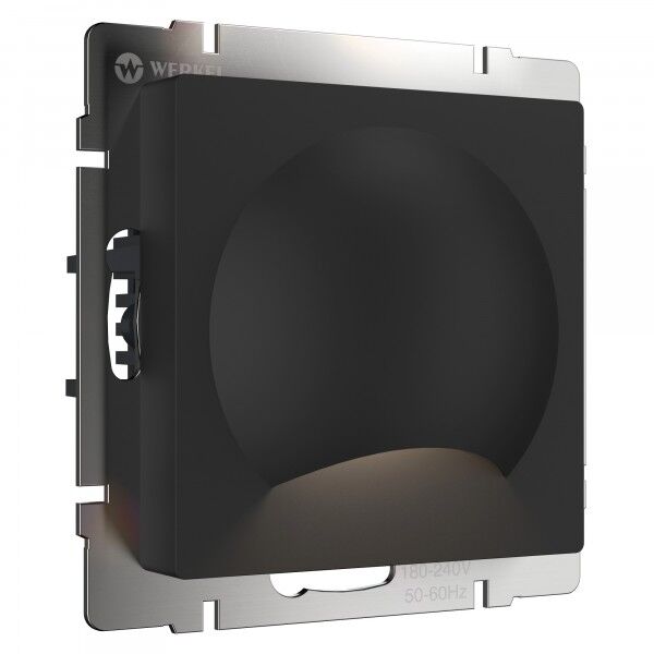 Светильник в рамку для Ступеней Led 1вт 4000К Черный матовый IP20 250В Универсальный Werkel 