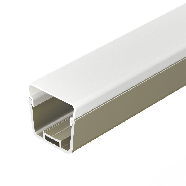 Профиль с экраном LINE-D-3734-2000 TETRA OLIVE GREY+OPAL (Arlight, Алюминий)