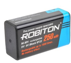 Элемент питания (крона) Аккум. 9В 200mah Rbt