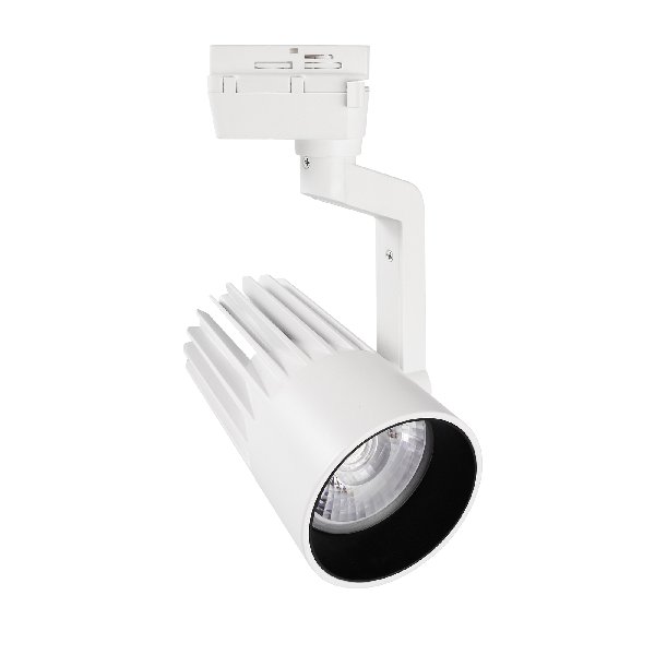 Светильник Трековый 2 TRA LED   40Вт Белый 4000K Симм. 24º 3600Лм D90х145х170мм Q274 Volpe