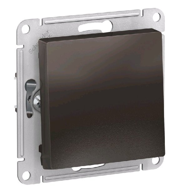 Выключатель В Рамку Одноклавишный Без Подсветки Мокко IP20 10А 250В ATLASDESIGN SE