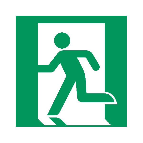 Пиктограмма EMGP-MARK-M-LEFT (Человек, движение влево) (Arlight, Пластик)