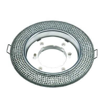 Светильник Точечный ДекорСтекло GX53+LED Прозрачный D122х40мм  IP20 GX53R-R02L IN HOME