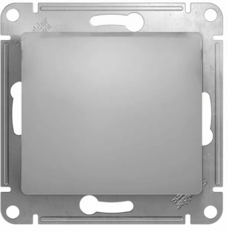 Выключатель для Жалюзи В Рамку Одноклавишный Алюминий IP20 10А 250В GLOSSA SE