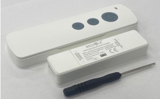 Диммер с Радио Пультом БЕЛЫЙ 5-24В 15А 75-180-360Вт с эффектом Памяти REDIGLE (50)