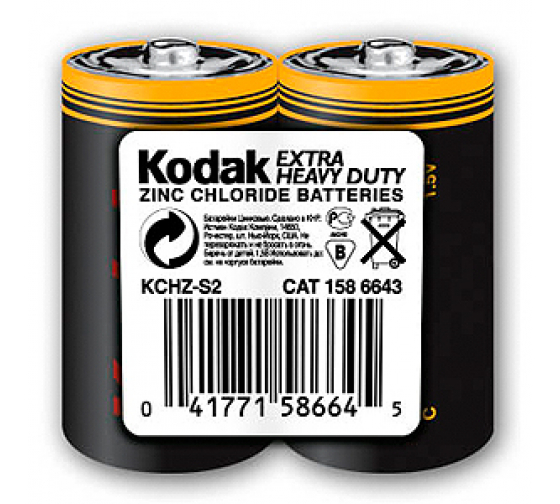 Элемент питания R14-2S Super Heavy Duty Kodak