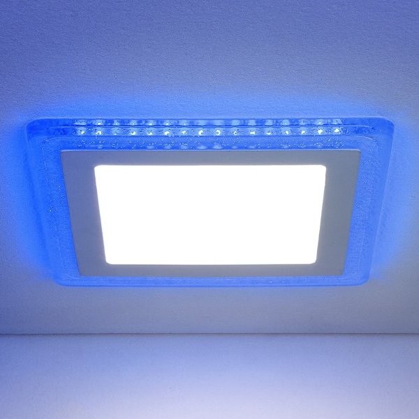 Светильник Даунлайт Квадрат LED    10Вт Белый 4200К Симм. 120º 750Лм 145×145×30мм DLS024 Blue ES