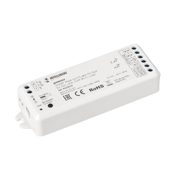 INTELLIGENT ARLIGHT Диммер SMART-PWM-102-72-MIX-PD-SUF (12-36V, 2x5A, TUYA Wi-Fi, 2.4G) (IARL, IP20 