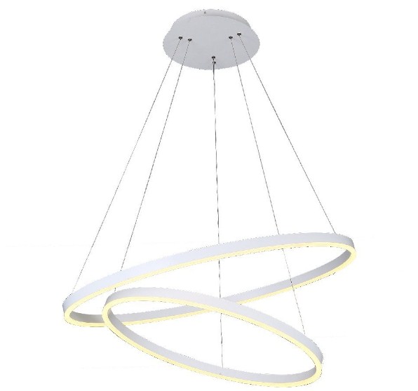 Светильник Подвесной LED 2х30Вт 4000К Белый Тор  D60+40х110см 5400Лм KINK Light