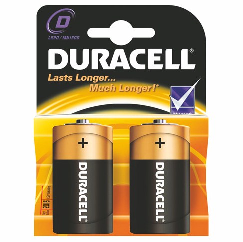 Элемент питания LR20 (D, 373) Щелочной 1,5В DURACELL