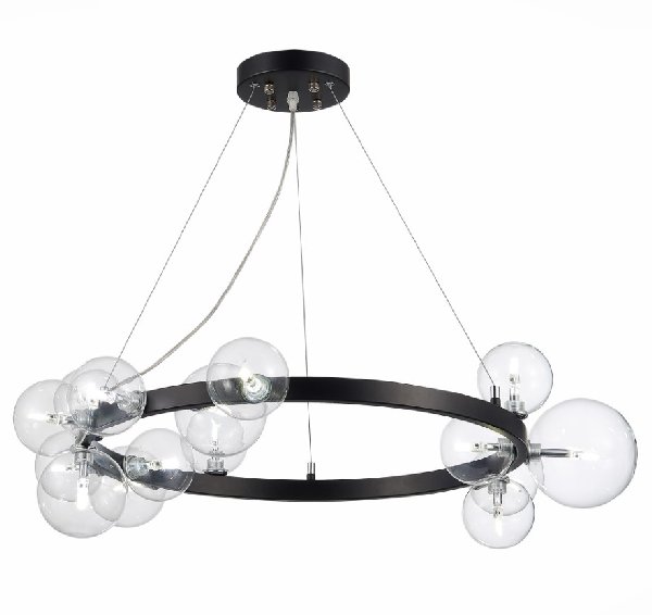 Светильник Подвесной  G4 15х3Вт 3000К  Черный 1500х850х300мм NECTON ST Luce