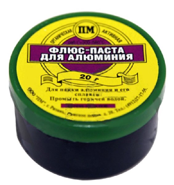 Флюс Паста для пайки Алюминия и его сплавов 20гр 10-900