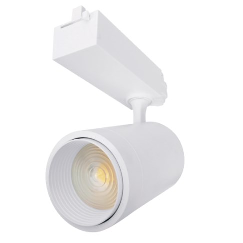 Светильник Трековый 2 TRA LED   39Вт Белый 3000K Симм. 24º 4100Лм D92х135х230мм TR1239 Svetlon
