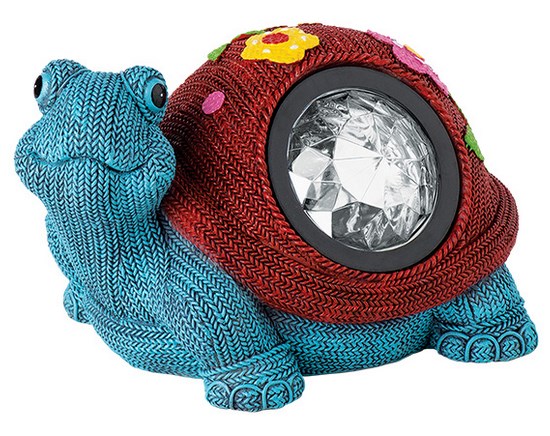 Светильник Фигура на Солн. Бат. LED   0,1Вт 6000К Разноцв. 17см  IP44 GARDEN Knitturtle WOLTA