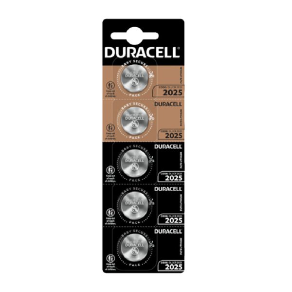 Элемент питания CR2025 Литиевый 3В DURACELL