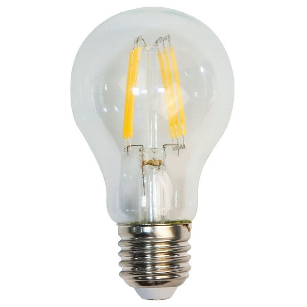 Лампа LED FILAMENT Е27 Груша 220В    5Вт 2600К D60х106мм Прозрачная колба 320º 700Лм LBT