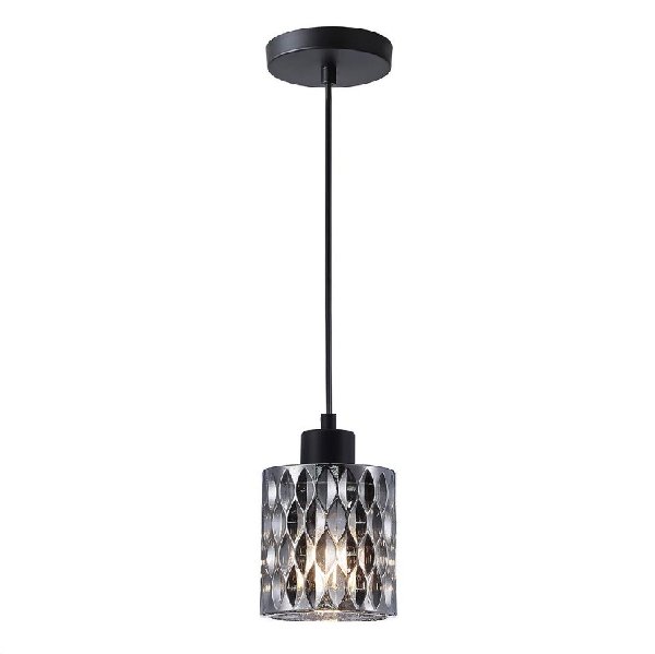 Подвесной светильник Escada 466/1S E27*60W Smoky 200х200х1500