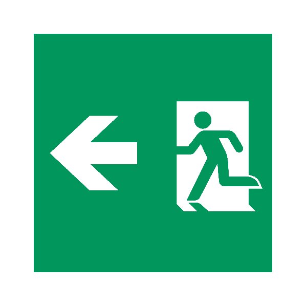 Пиктограмма EMGP-MARK-MA-LEFT (Человек, Влево) (Arlight, Пластик)