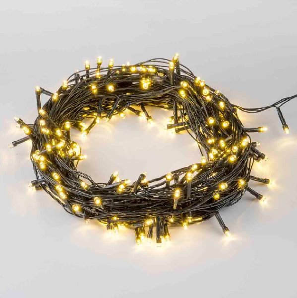 Гирлянда LED 220В IP20  10м 100LED 3000К Провод зеленый  Uniel