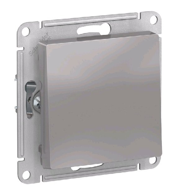 Переключатель В Рамку Одноклавишный С Подсветкой Алюминий IP20 10А 250В ATLASDESIGN SE