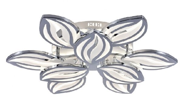 Потолочный светильник Escada 10221/9 LED*180W Chrome 720х720х115