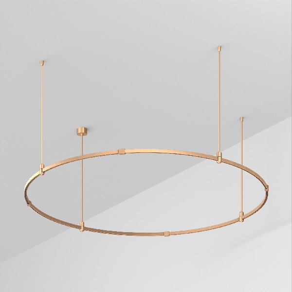 Основание ART-APRIORI-ROUND-ROD-800-R1800 (GD) (Arlight, IP20 Металл, 3 года)