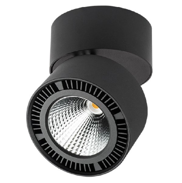 Светильник Точечный Поворотный LED Черный D126х135мм 40Вт 4000К IP20 Forte Muro Lightstar