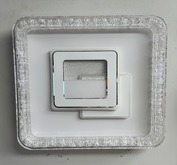 Люстра LED Квадрат 140Вт 3000-6000К Пульт ДУ 500х500х80мм Белый REDIGLE (5)