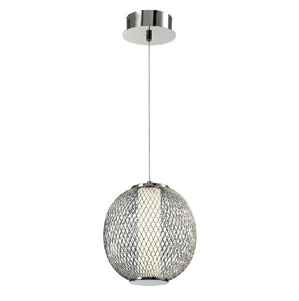Подвесной светильник Escada 10250/1 LED*16W Chrome 200х200х1170