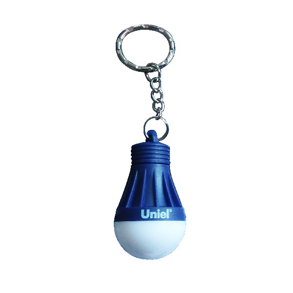 Фонарь Брелок   1 LED Пластик 4хLR41 Синий S-KL023-T Стандарт Uniel
