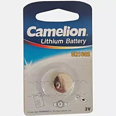 Элемент питания CR1632 Литиевый 3В BL1 CAMELION