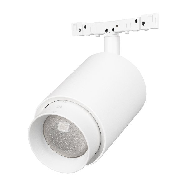 Светильник MAG-MICROCOSM-SPOT-ZOOM-R59-12W Day4000 (WH, 20-60 deg, 24V) (Arlight, IP20 Металл, 5 лет