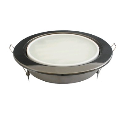 Светильник Точечный Врезной GX70 Черный хром D125мм  IP20 GX70-H5 Ecola