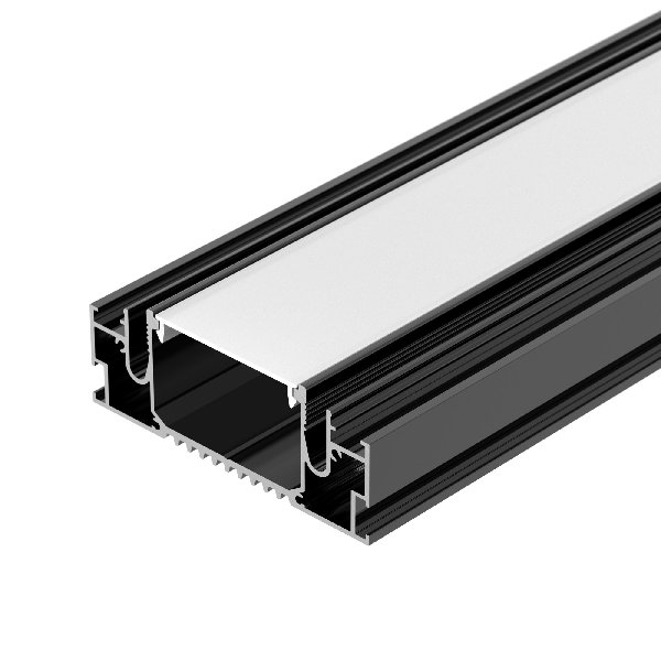 Профиль STRETCH-41-CEIL-CENTER-2000 BLACK (Arlight, Алюминий)