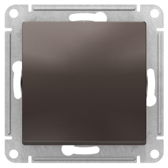 Переключатель В Рамку Одноклавишный С Подсветкой Мокко IP20 10А 250В ATLASDESIGN SE