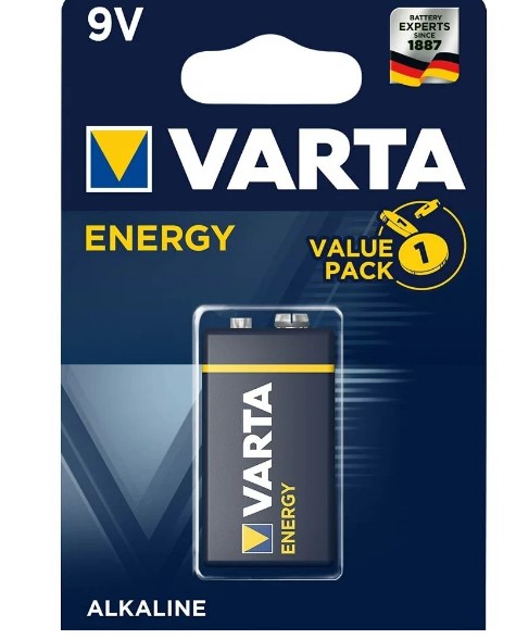 Элемент питания 6LR61 (крона) Щелочной 9В BL1 VARTA