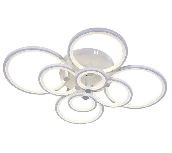 Люстра LED Круг 172Вт 3000-6000К Пульт ДУ Белый REDIGLE (5)