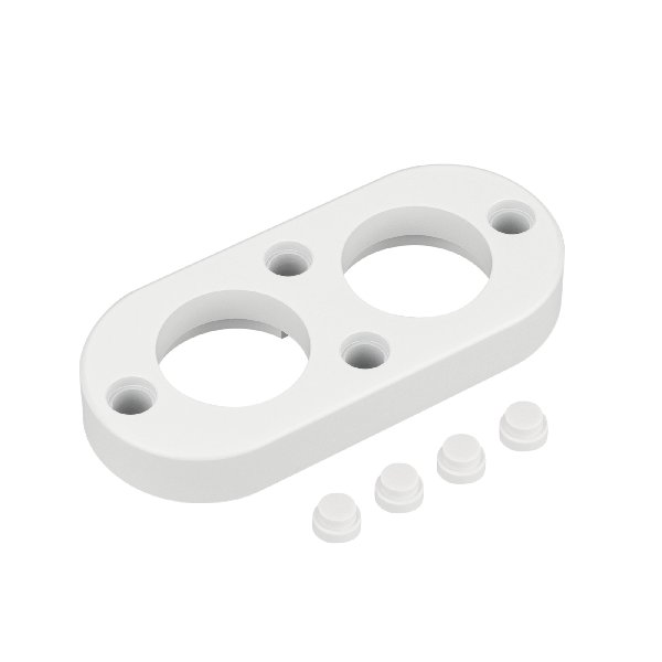 Крепление ARL-WAVE-1815-S-2-KIT White (Arlight, Металл)