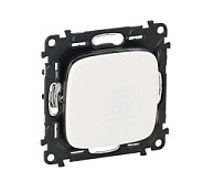 Выключатель В Рамку Одноклавишный Без Подсветки Белый IP20 10А 250В ALLURE Legrand