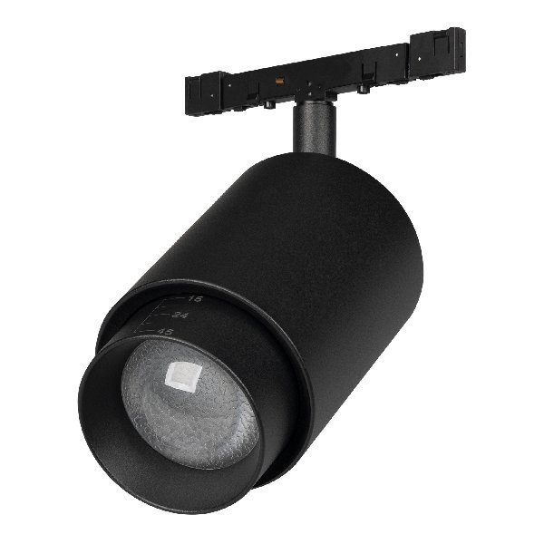 Светильник MAG-MICROCOSM-SPOT-ZOOM-R59-12W Warm3000 (BK, 20-60 deg, 24V) (Arlight, IP20 Металл, 5 ле