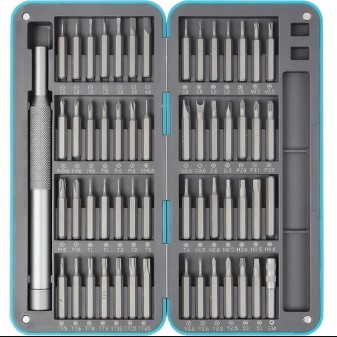Отвертка с набором бит (насадок),57 штук, отвертка, 56 бит,магнетайзер, магн.кейс S2, Smartbuy Tools