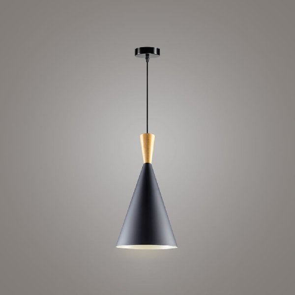 Светильник подвесной TOQUE RV-CPD633 
E27, 190х390мм, черный, REV Ritter