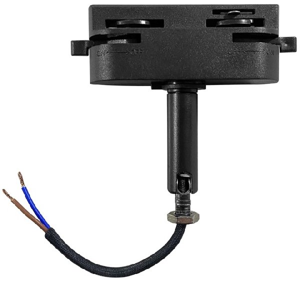 Коннектор питания адаптер Для трекового светильника 2 TRA Черный GD-001 LBT
