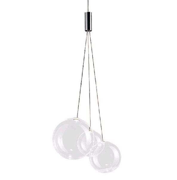Светильник Подвесной LED 9Вт 3000К 1170Лм IP20 Черный+Прозрачный G51202/3SL CL Gerhort