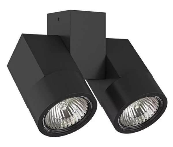 Светильник Точечный Накладной GU10х2 Черный 142х120х57 IP20 Illumo X2 Lightstar