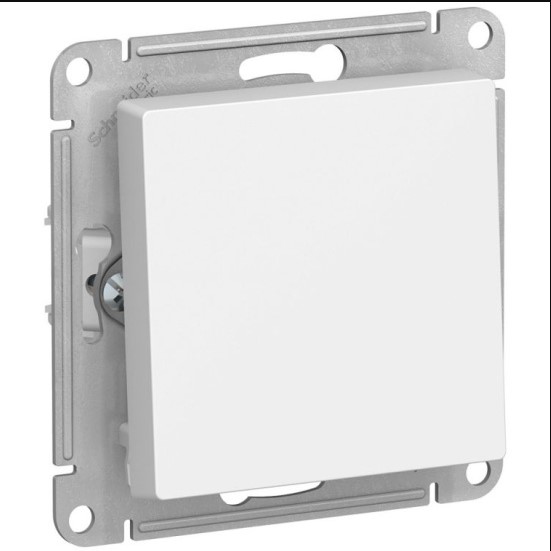 Кнопка звонка В Рамку  Одинарная  Белый IP20 10А 250В ATLASDESIGN Schneider Electric